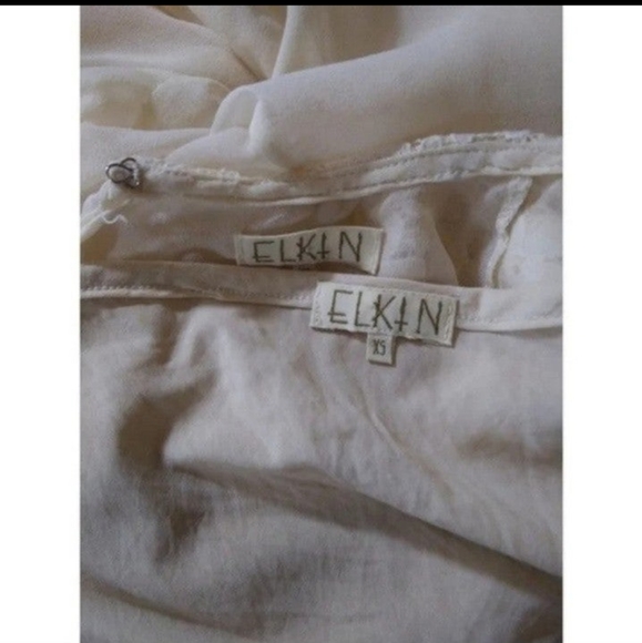 ELKIN Silk Romantic Pretty Feminine Blake Dress XS - Picture 8 of 8